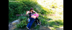 Dixie Spanked by Mom on Roadside